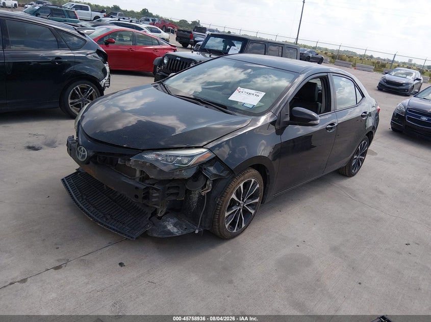 2018 Toyota Corolla, Удар спереди, IAAI, VIN 5YFBURHE3JP774073 — фото 2