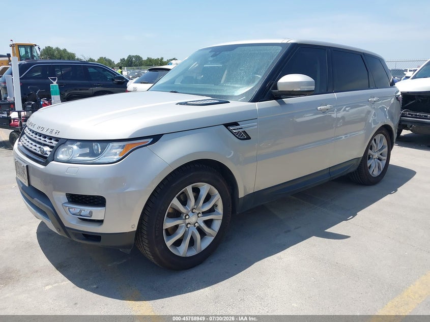 Vin: salwr2vf0fa626264, lot: 46257671, land rover range rover sport 3.0l v6 supercharged hse 20152