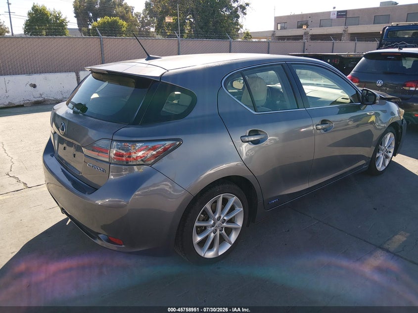 2012 LEXUS CT 200H — zdjęcie 4