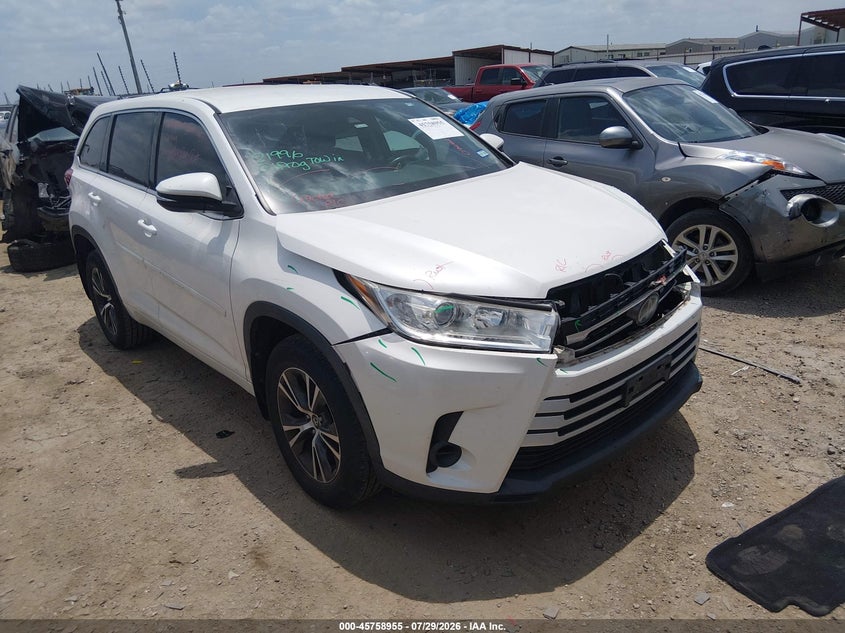 Vin: 5tdzzrfh3js261961, lot: 46257677, toyota highlander le 2018 img_1