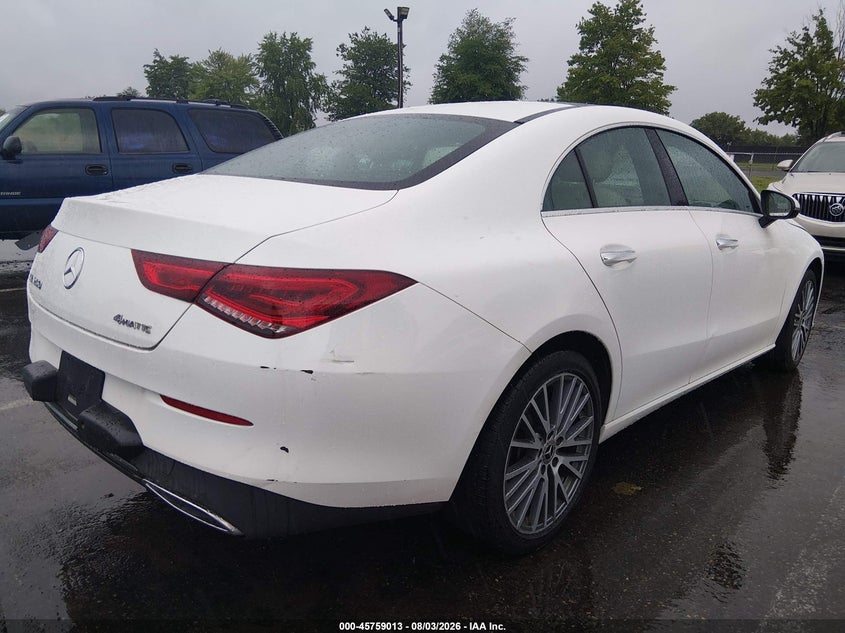 Vin: w1k5j4hb4mn176256, lot: 46257735, mercedes-benz cla 250 4matic 20214