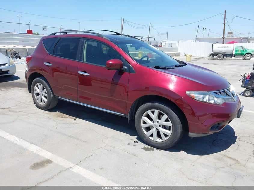 Vin: jn8az1mu2cw118005, lot: 46257742, nissan murano sl 2012 img_1