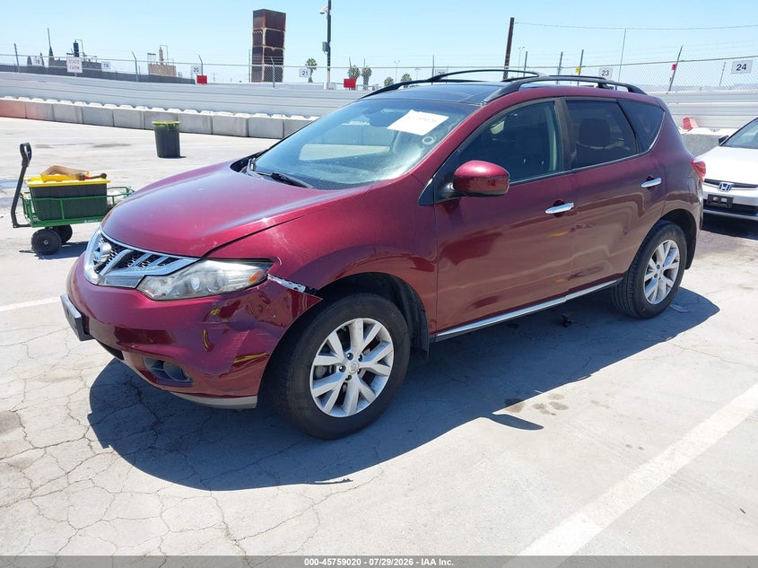 Vin: jn8az1mu2cw118005, lot: 46257742, nissan murano sl 20122