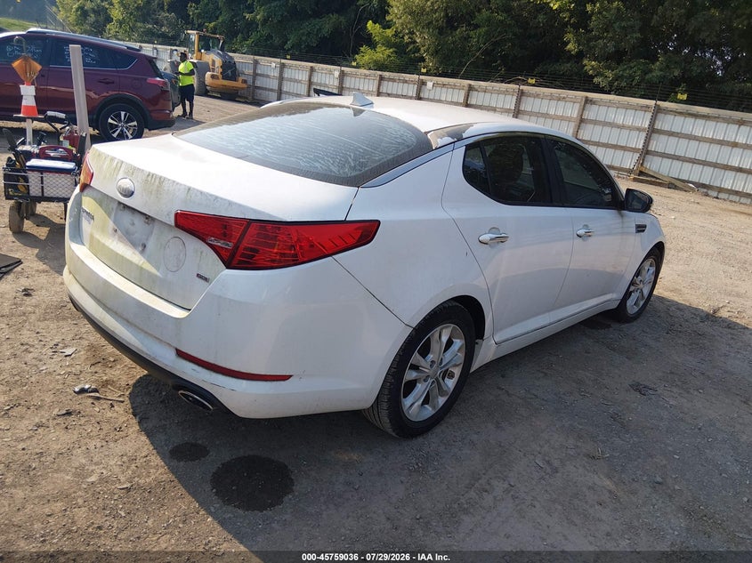 Vin: 5xxgm4a74dg190542, lot: 46257758, kia optima lx 20134