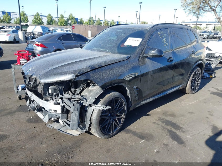 Vin: 5ymju0c02n9j06075, lot: 46257762, bmw x5 m 20222