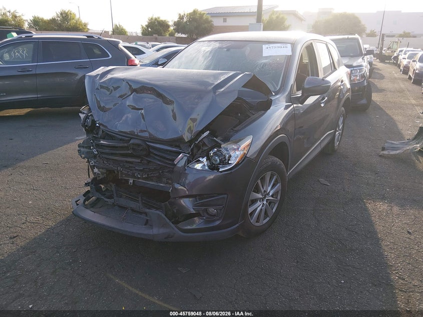 Vin: jm3ke4cy5g0866474, lot: 46257770, mazda cx-5 touring 20162