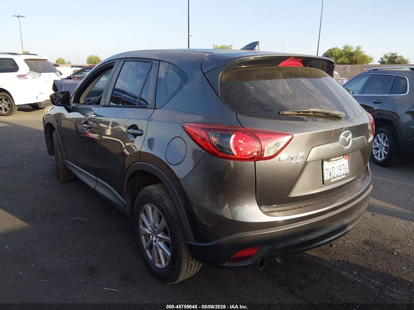 Vin: jm3ke4cy5g0866474, lot: 46257770, mazda cx-5 touring 20163