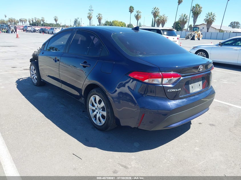 Vin: 5yfeprae3lp113192, lot: 46257783, toyota corolla le 20203
