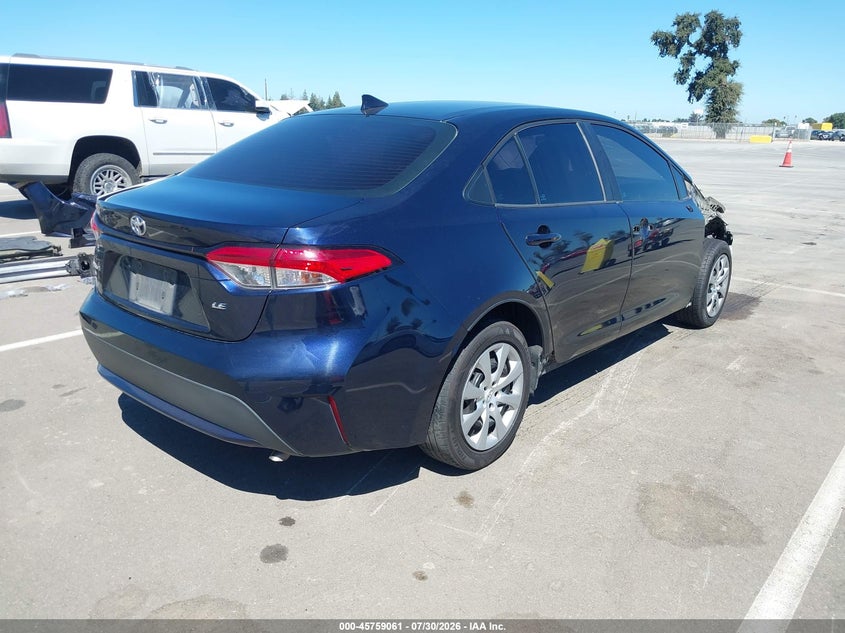 Vin: 5yfeprae3lp113192, lot: 46257783, toyota corolla le 20204