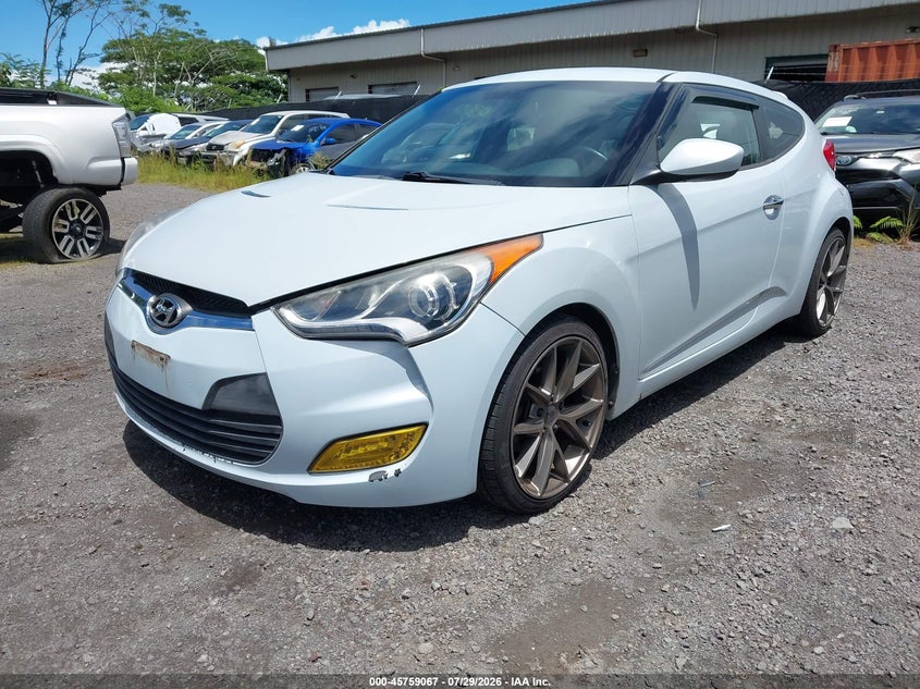 Vin: kmhtc6ad4du102761, lot: 46257789, hyundai veloster tech 20132