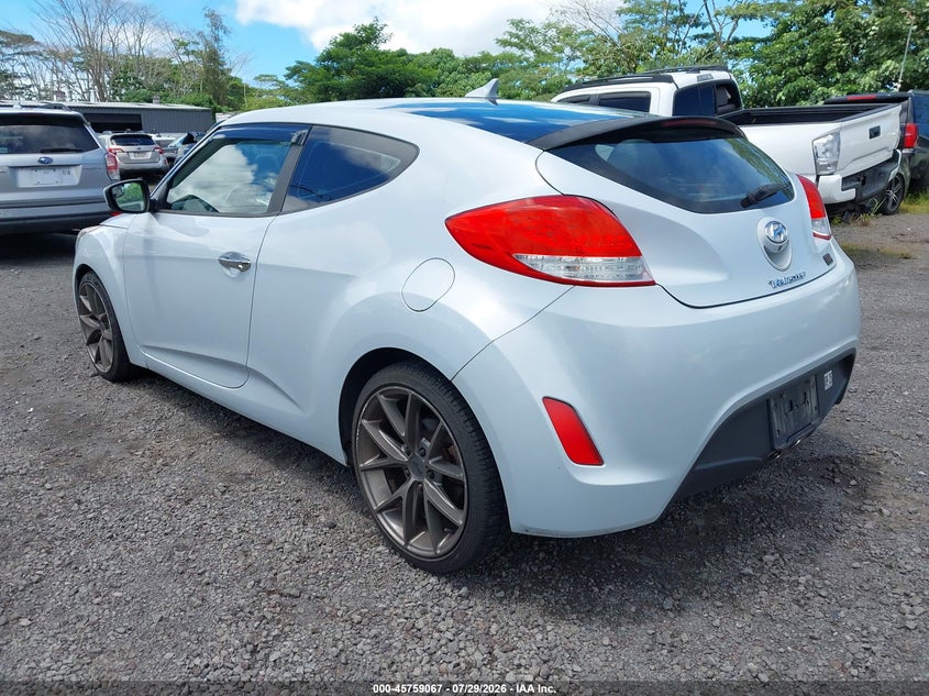 Vin: kmhtc6ad4du102761, lot: 46257789, hyundai veloster tech 20133