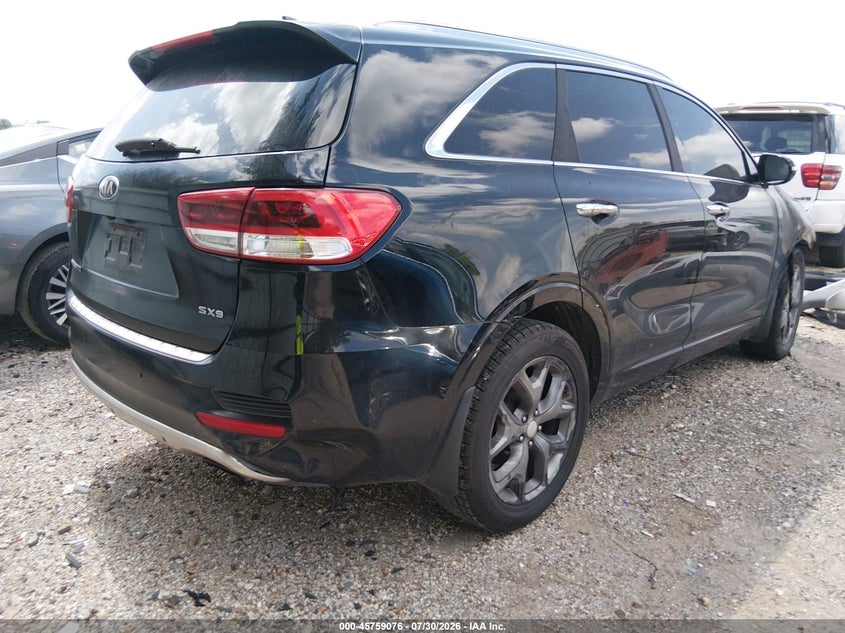 Vin: 5xypk4a50gg107998, lot: 46257798, kia sorento 3.3l sx 20164