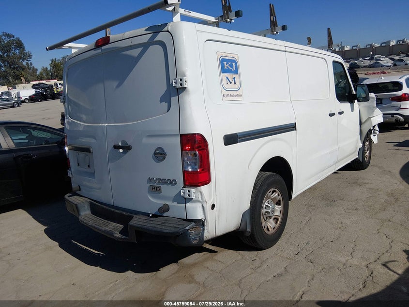 Vin: 1n6bf0ky4gn815287, lot: 46257806, nissan nv cargo nv2500 hd sv v6 20164