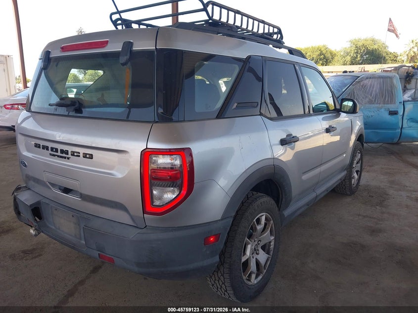 Vin: 3fmcr9a64mra23504, lot: 46257845, ford bronco sport 20214