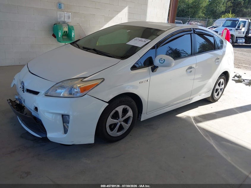 Vin: jtdkn3du9f1951941, lot: 46257848, toyota prius two 20152