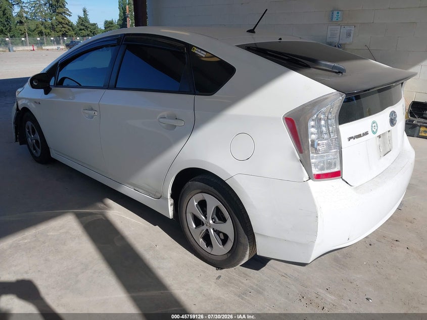 Vin: jtdkn3du9f1951941, lot: 46257848, toyota prius two 20153