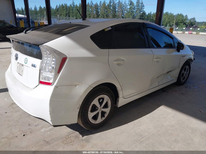 Vin: jtdkn3du9f1951941, lot: 46257848, toyota prius two 20154