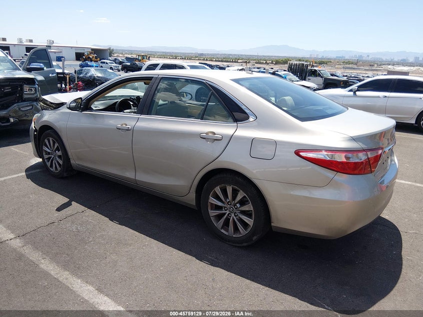 2016 TOYOTA CAMRY SEDAN 2.5L I-4 DOHC, VVT, 178HP