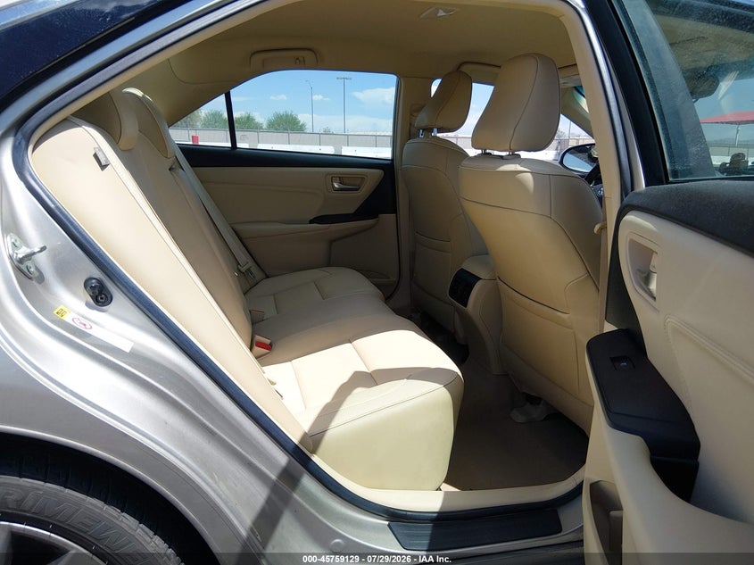 2016 TOYOTA CAMRY SEDAN 2.5L I-4 DOHC, VVT, 178HP