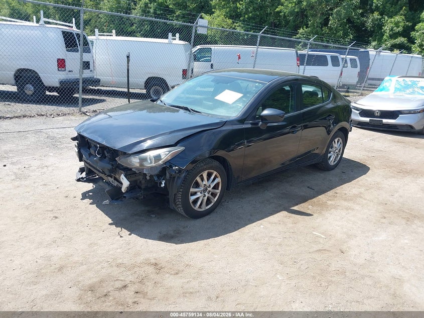 Vin: jm1bm1u76g1339327, lot: 46257856, mazda mazda3 i sport 20162