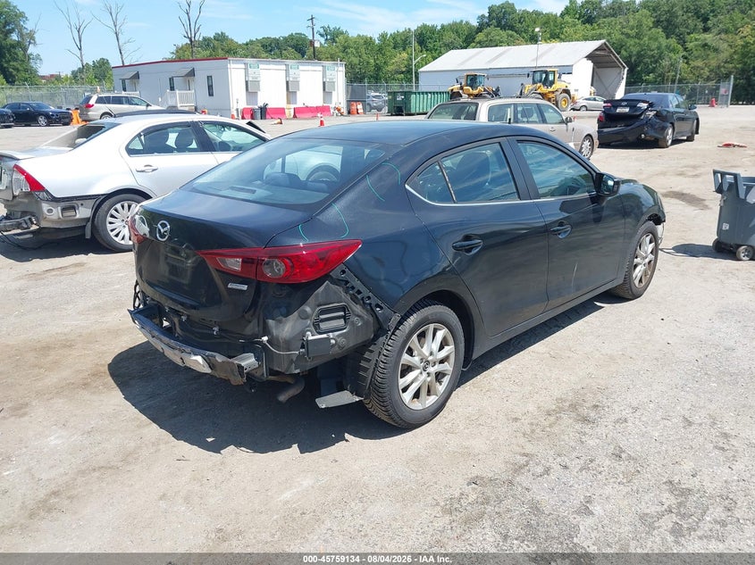 Vin: jm1bm1u76g1339327, lot: 46257856, mazda mazda3 i sport 20164