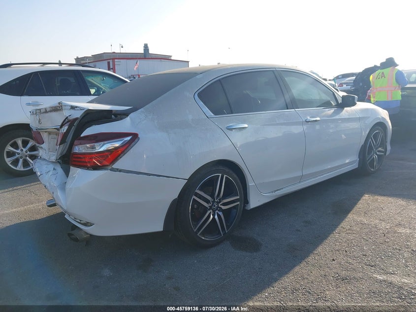 Vin: 1hgcr2f54ha193133, lot: 46257858, honda accord sport 20174