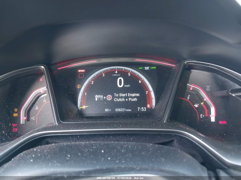 2021 HONDA CIVIC TYPE R auction photo 7