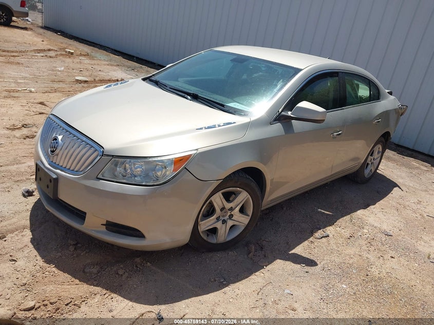Vin: 1g4gb5eg2af246280, lot: 46257865, buick lacrosse cx 20102