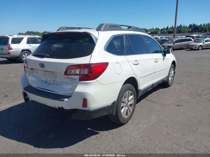 Vin: 4s4bsacc0f3248461, lot: 46257870, subaru outback 2.5i premium 20154