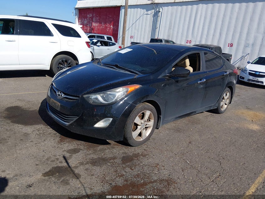 Vin: kmhdh4ae2cu280475, lot: 46257874, hyundai elantra gls (ulsan plant) 20122