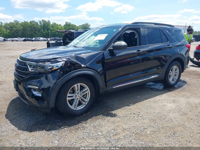Vin: 1fmsk7dh2ngb62217, lot: 46257893, ford explorer xlt 20222