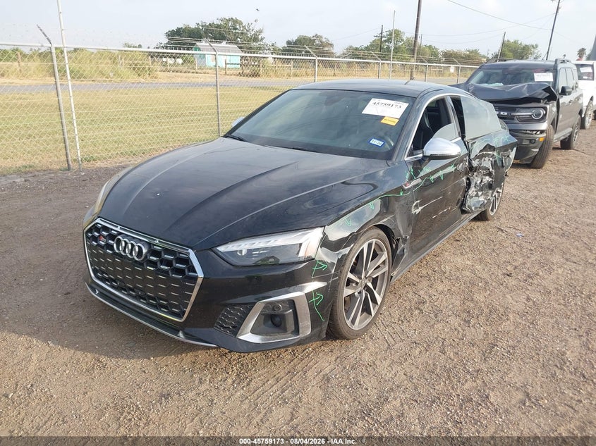 Vin: waua4cf57na032794, lot: 46257895, audi s5 sportback premium tfsi quattro tiptronic 20222