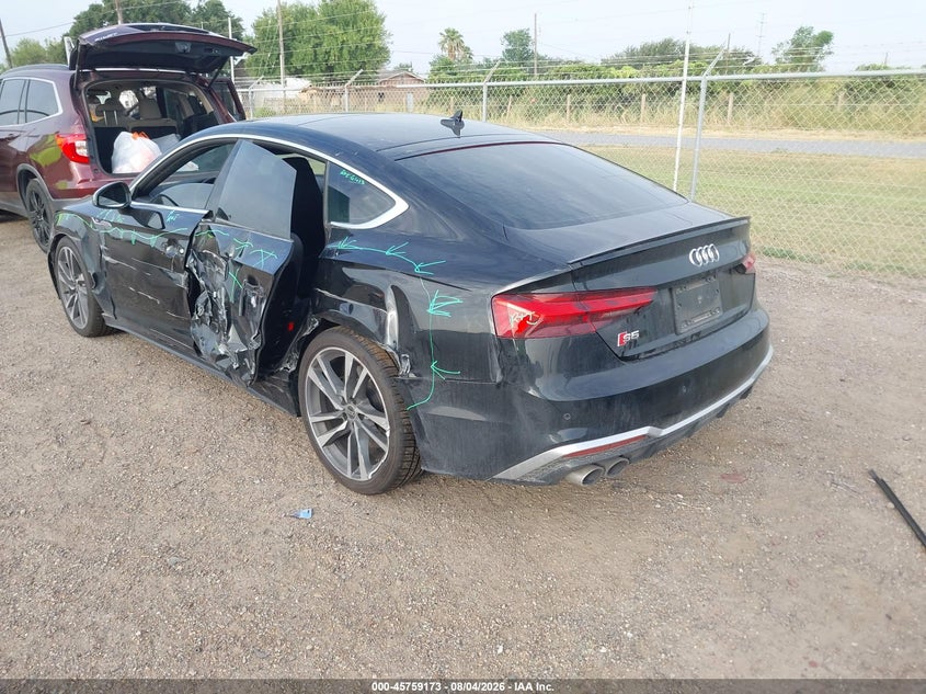 Vin: waua4cf57na032794, lot: 46257895, audi s5 sportback premium tfsi quattro tiptronic 20223