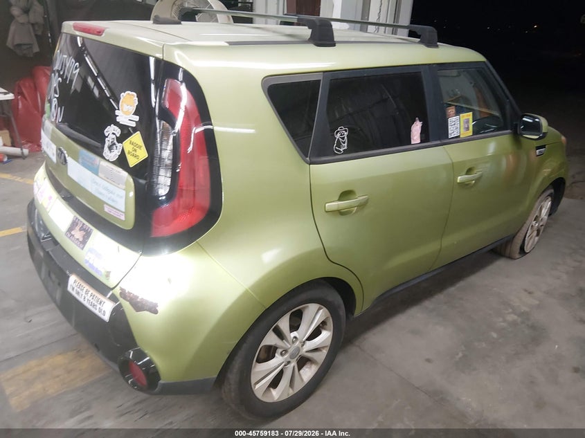 Vin: kndjp3a51g7851589, lot: 46257905, kia soul + 20164
