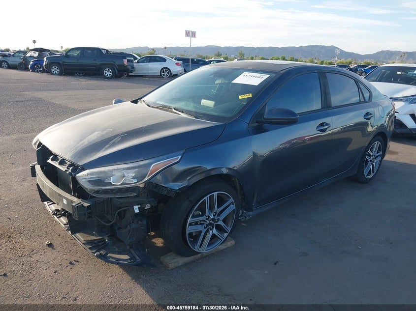 Vin: 3kpf34ad5ke011967, lot: 46257906, kia forte s 20192