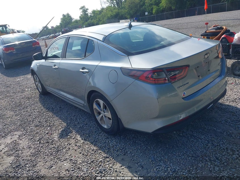 Vin: knagm4ad5f5086085, lot: 46257916, kia optima hybrid 20153