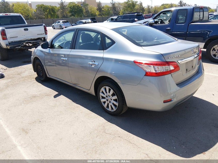 Vin: 3n1ab7apxey230924, lot: 46257917, nissan sentra sv 20143