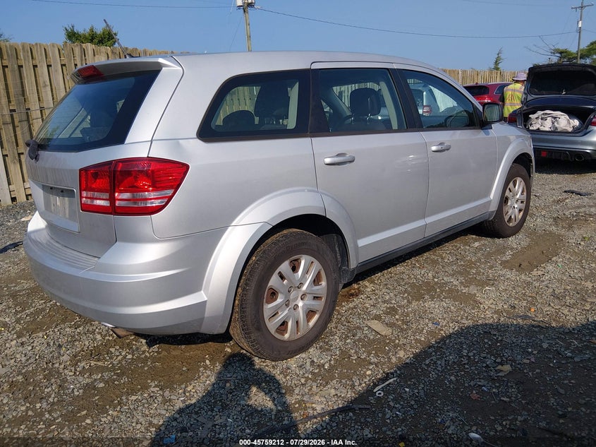 Vin: 3c4pdcab5et103719, lot: 46257934, dodge journey american value pkg 20144