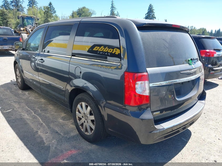 Vin: 2c4rc1bg8er435831, lot: 46257946, chrysler town & country touring 20143