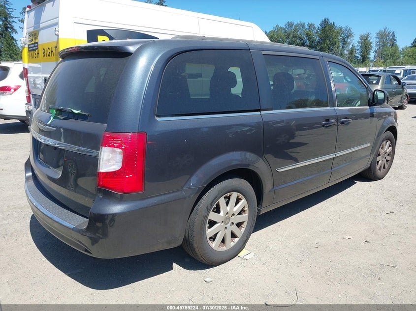 Vin: 2c4rc1bg8er435831, lot: 46257946, chrysler town & country touring 20144