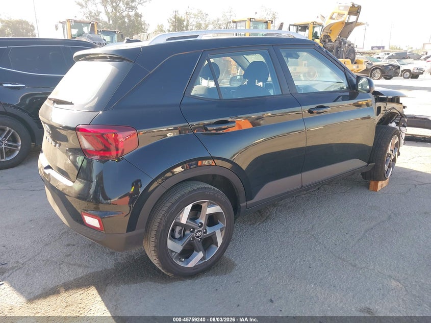 Vin: kmhrc8a30su356607, lot: 46257962, hyundai venue sel 20254