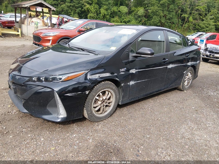 Vin: jtdkamfp2m3177087, lot: 46257978, toyota prius prime xle 20212