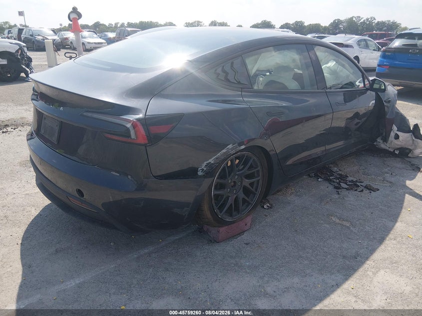 2025 TESLA MODEL 3 auction photo 4