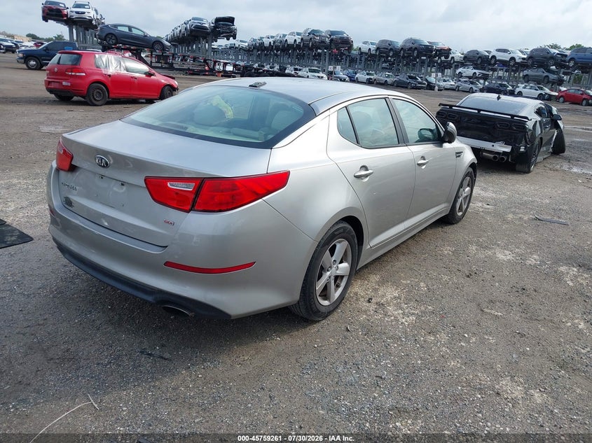 2014 KIA OPTIMA auction photo 4