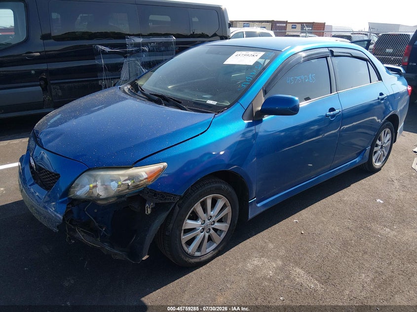 2010 Toyota Corolla, Удар спереду, IAAI, VIN 1NXBU4EE5AZ244578 — фото 2