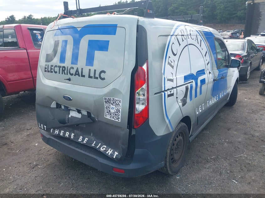 Vin: nm0le7e74j1378859, lot: 46258008, ford transit connect xl 20184