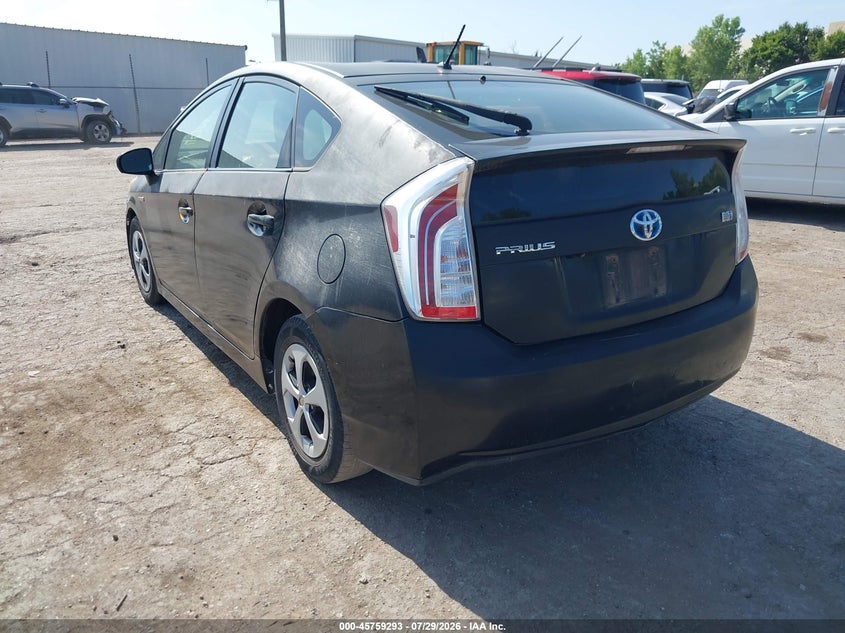 Vin: jtdkn3du1f1942277, lot: 46258015, toyota prius two 20153
