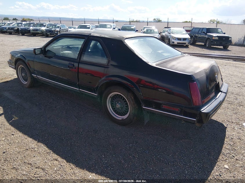 1991 LINCOLN MARK VII COUPE 5.0L V8 FI F