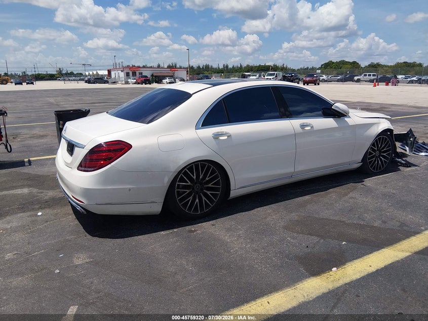 Vin: w1kug8db1la568155, lot: 46258042, mercedes-benz s 560 20204