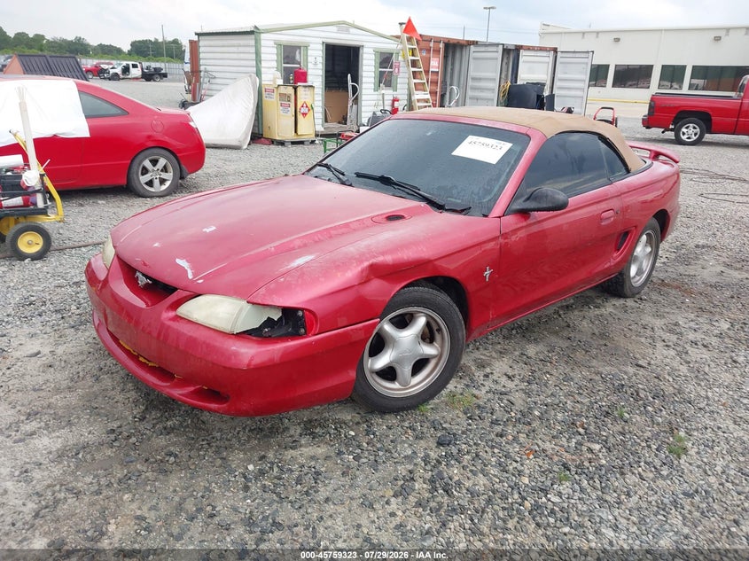 1998 Ford Mustang, Звичайний знос, IAAI, VIN 1FAFP4442WF271776 — фото 2